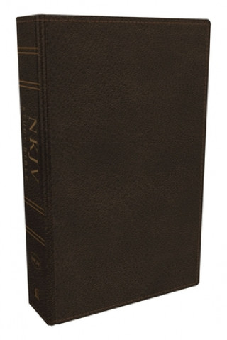 Book NKJV Study Bible, Premium Calfskin Leather, Brown, Full-Color, Comfort Print Thomas Nelson