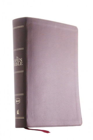 Könyv NKJV, Open Bible, Leathersoft, Brown, Red Letter, Comfort Print Thomas Nelson