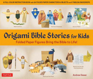 Könyv Origami Bible Stories for Kids Kit Andrew Dewar