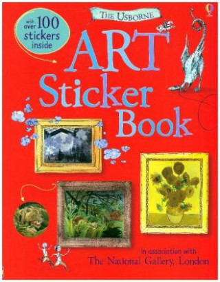 Книга Art Sticker Book SARAH COURTAULD   KA