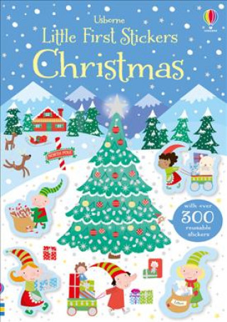Carte Little First Stickers Christmas Kirsteen Robson