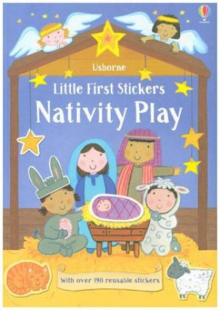 Kniha Little First Stickers Nativity Play Felicity Brooks