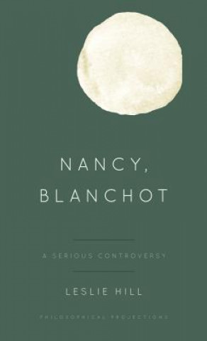 Book Nancy, Blanchot Leslie Hill