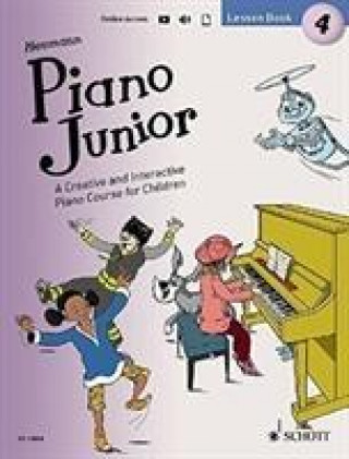 Kniha PIANO JUNIOR LESSON BOOK 4 VOL 4 HANS-G NTER HEUMANN