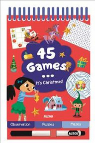 Carte 45 Games it's Christmas Auzou Publishing