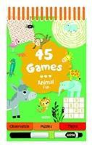 Kniha 45 Games Animal Fun Auzou Publishing