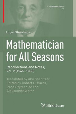 Kniha Mathematician for All Seasons HUGO STEINHAUS