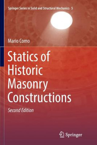 Kniha Statics of Historic Masonry Constructions MARIO COMO