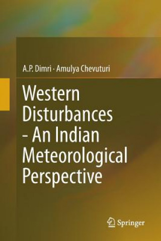 Kniha Western Disturbances - An Indian Meteorological Perspective A.P. DIMRI