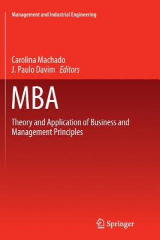 Kniha MBA CAROLINA MACHADO