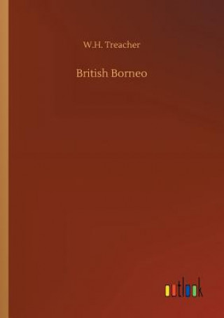Carte British Borneo W H Treacher