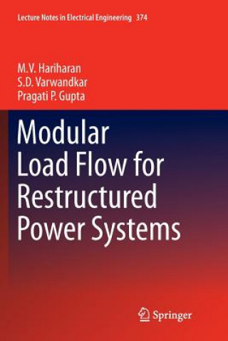 Knjiga Modular Load Flow for Restructured Power Systems M.V. HARIHARAN