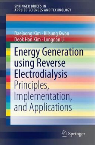 Knjiga Energy Generation using Reverse Electrodialysis Daejoong Kim