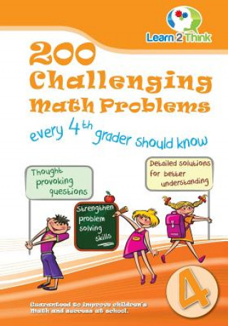 Książka 200 Challenging Math Problems every 4th Grader should know Learn 2 Think Pte Ltd