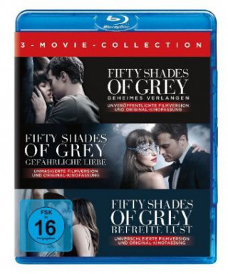 Видео Fifty Shades of Grey - 3 Movie - Collection, 3 Blu-ray E. L. James