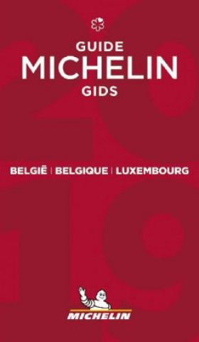 Carte Belgie Belgique Luxembourg -The MICHELIN Guide 2019 