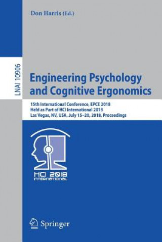 Kniha Engineering Psychology and Cognitive Ergonomics Don Harris