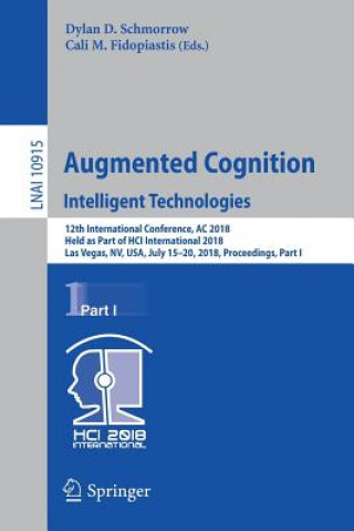 Kniha Augmented Cognition: Intelligent Technologies Dylan D. Schmorrow