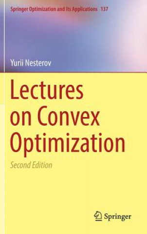 Kniha Lectures on Convex Optimization Yurii Nesterov