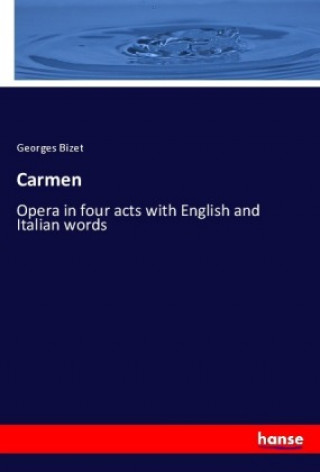 Kniha Carmen Georges Bizet