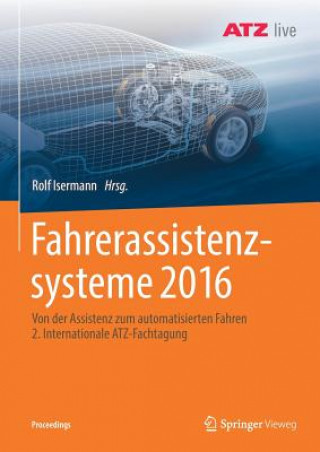 Kniha Fahrerassistenzsysteme 2016 Rolf Isermann