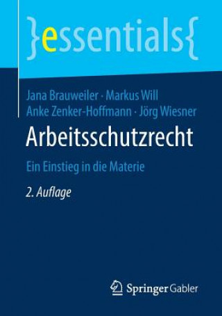 Knjiga Arbeitsschutzrecht Jana Brauweiler