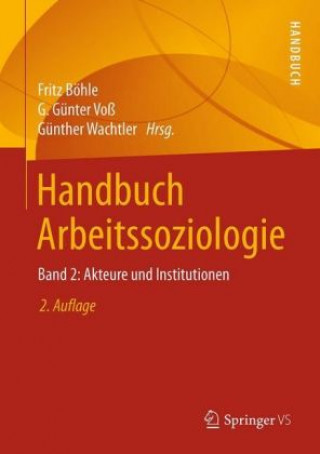 Książka Handbuch Arbeitssoziologie Fritz Böhle