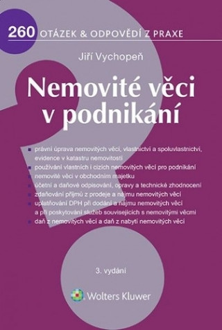 Book Nemovité věci v podnikání Jiří Vychopeň