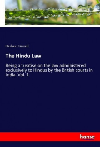 Carte The Hindu Law Herbert Cowell