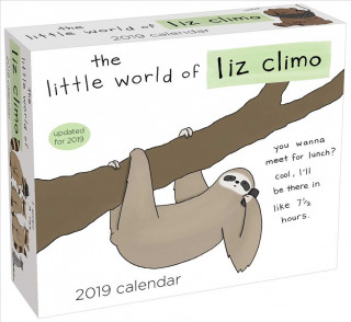 Kalendár/Diár Little World of Liz Climo 2019 Day-to-Day Calendar 