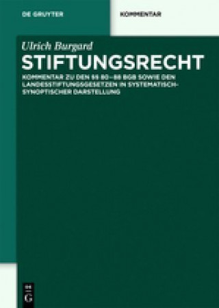 Boek Stiftungsrecht Ulrich Burgard