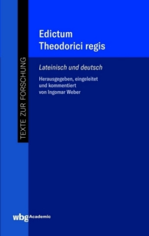 Kniha Edictum Theodorici regis Ingemar König
