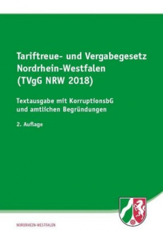 Carte Tariftreue- und Vergabegesetz Nordrhein-Westfalen (TVgG NRW 2018) 