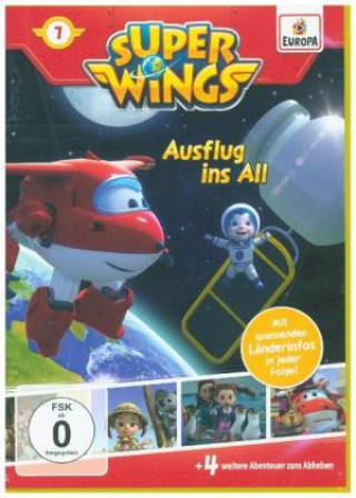 Videoclip Super Wings - Ausflug ins All, 1 DVD, 1 DVD-Video Super Wings