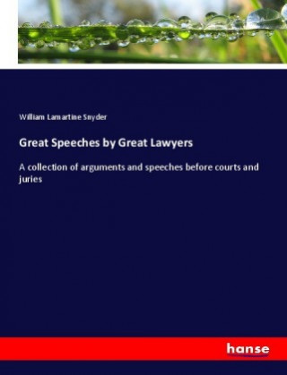 Книга Great Speeches by Great Lawyers William Lamartine Snyder