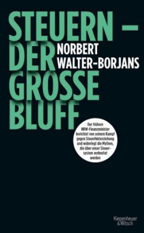 Kniha Steuern - Der große Bluff Norbert Walter-Borjans