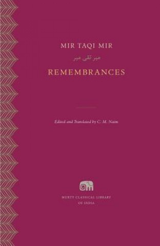 Knjiga Remembrances Mir Taqi Mir