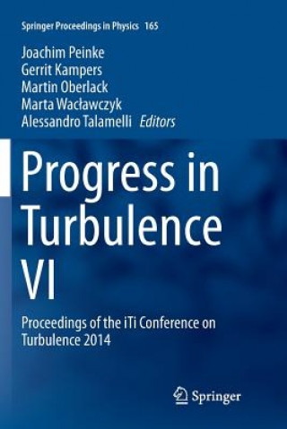 Könyv Progress in Turbulence VI JOACHIM PEINKE
