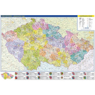 Carte Česká republika - administrativní mapa 1:500 tis. 