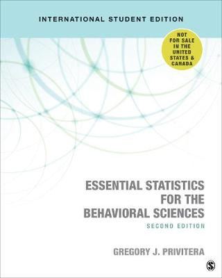 Libro Essential Statistics for the Behavioral Sciences - International Student Edition G Privitera