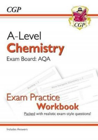 Könyv A-Level Chemistry: AQA Year 1 & 2 Exam Practice Workbook - includes Answers CGP Books