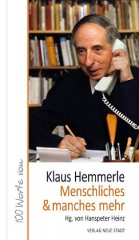 Kniha Menschliches & manches mehr Klaus Hemmerle