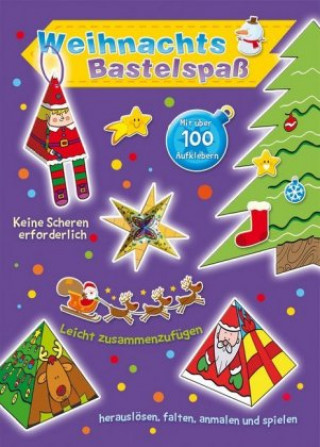 Kniha Weihnachts-Bastelspaß lila 