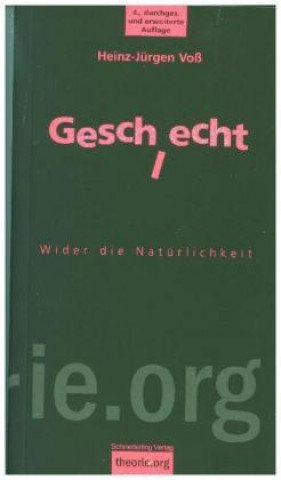 Kniha Geschlecht Heinz-Jürgen Voß