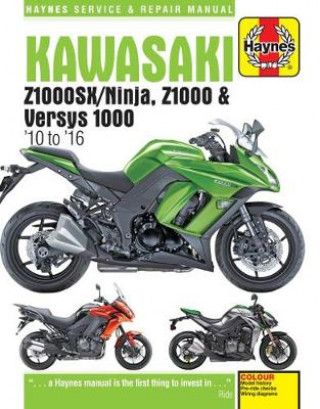 Книга Kawasaki Z1000, Z1000SX & Versys ('10 - '16) 