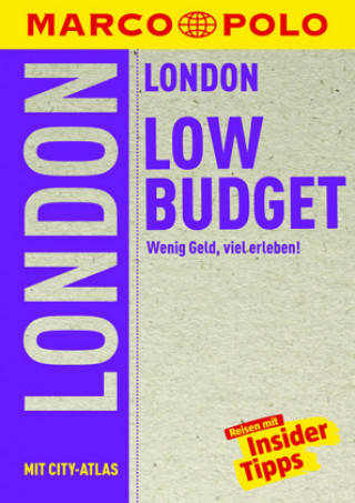 Kniha MARCO POLO Reiseführer LowBudget London Kathleen Becker