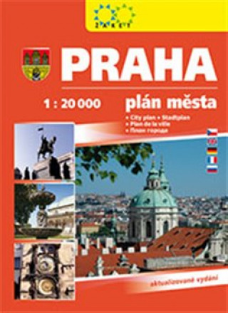 Tiskovina Praha plán města 2017 - 1:20 000 