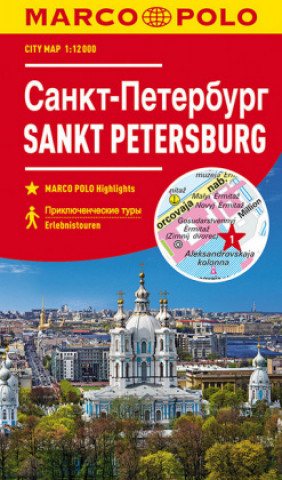 Nyomtatványok MARCO POLO Cityplan Sankt Petersburg 1:12 000 