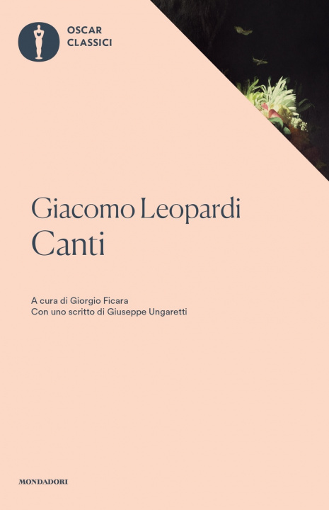 Knjiga Canti Giacomo Leopardi