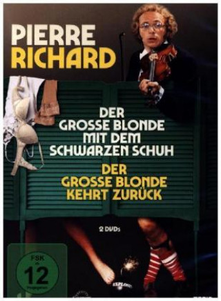 Filmek Der große Blonde mit dem schwarzen Schuh / Der große Blonde kehrt zurück, 2 DVD Pierre Richard